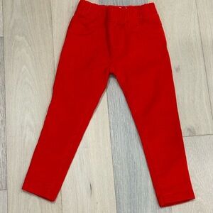 Boden Kids Red Corduroy Leggings—NWOT Size 3T